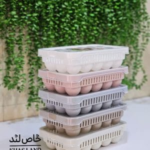 جا تخم‌مرغی درب‌دار ۱۵ عددی